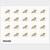 Sticker Rond Chihuahua Parfait Angel (Feuille)