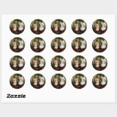 Sticker Rond Chihuahua Puppies (Feuille)