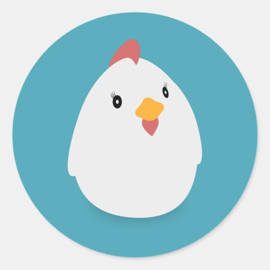 Sticker Rond Chiken (Devant)