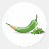 Sticker Rond Chili (Devant)