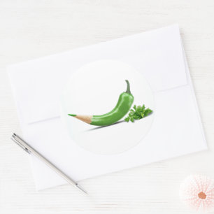 Sticker Rond Chili