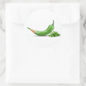 Sticker Rond Chili (Sac)