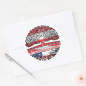 Sticker Rond Chili Chilenisch Österreichisch Österreich Baum (Enveloppe)