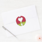 Sticker Rond Chili Pepper Love (Enveloppe)