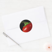 Sticker Rond Chili rouge (Enveloppe)