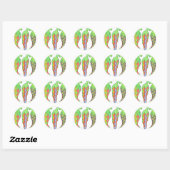 Sticker Rond Chilis Incognito (Feuille)