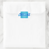 Sticker Rond chillax (Sac)