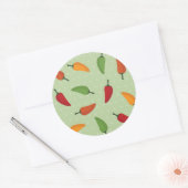Sticker Rond Chilli pepper (Enveloppe)