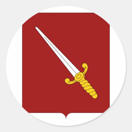 Sticker Rond Chimay, Belgique (Devant)