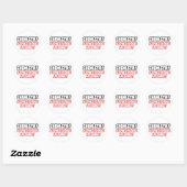 Sticker Rond Chimie...Enfants Cool (Feuille)