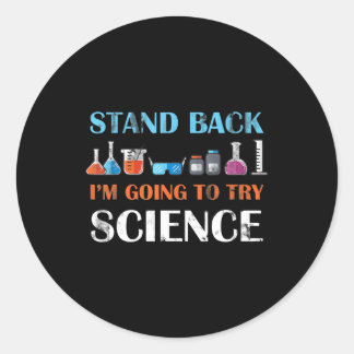 Sticker Rond Chimie Laboratoire Physique Science Biologie
