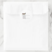 Sticker Rond Chimiste Chimie Laboratoire Pun Moon Liter (Sac)