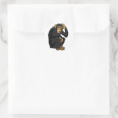 Sticker Rond chimpanzé (Sac)