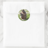 STICKER ROND CHIMPANZÉ (Sac)