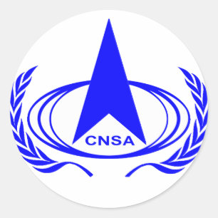 Sticker Rond China National Space Administration - CNSA