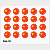 Sticker Rond Chine (Feuille)