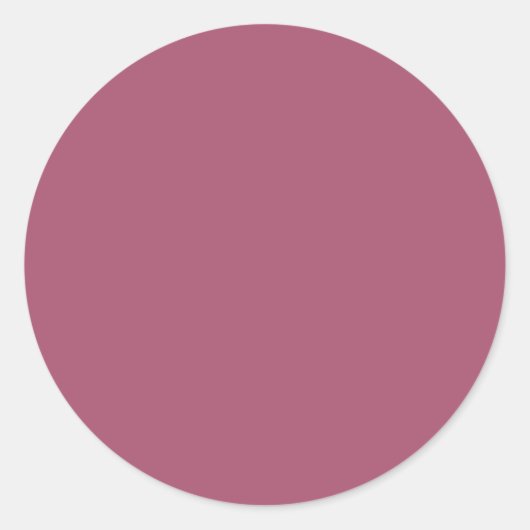 Sticker Rond Chine Rose couleur solide (Devant)