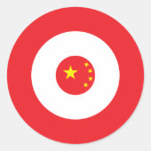 Sticker rond chinois (Devant)
