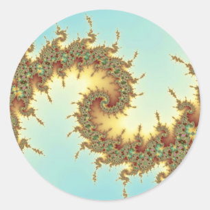 Sticker Rond Chinois - fractal