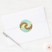 Sticker Rond Chinois - fractal (Enveloppe)