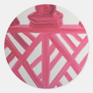 Sticker Rond Chinoiserie