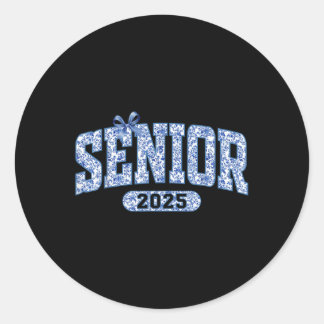 Sticker Rond Chinoiserie Coquette Bow Senior 2025