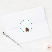Sticker Rond Chip de chocolat (Enveloppe)