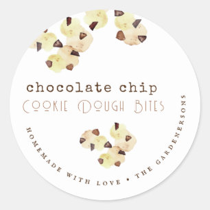 Sticker Rond Chip de chocolat Cookie Dough