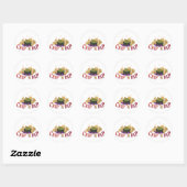 Sticker Rond Chip N Dip (Feuille)