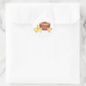 Sticker Rond Chips Chili Con Queso Blanco Nachos Fromage Dip (Sac)