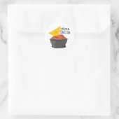 Sticker Rond Chips et salsa (Sac)