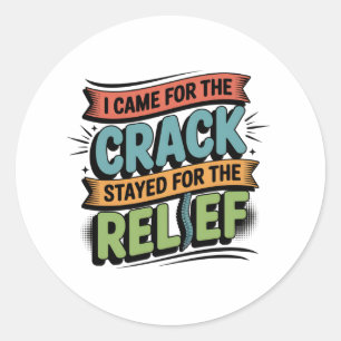 Sticker Rond Chiropractor Retour Secours Funny Cadeau