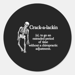 Sticker Rond Chiropraticien Définition Chiropratique