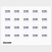Sticker Rond Chiropraticien futur (Feuille)