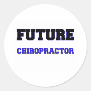 Sticker Rond Chiropraticien futur