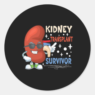 Sticker Rond Chirurgie de transplantation Maladie du rein du do