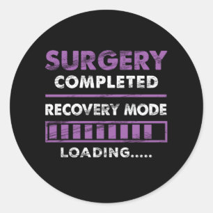 Sticker Rond Chirurgie Terminé Mode Récupération Chargement Obt