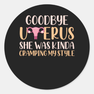 Sticker Rond Chirurgie Uterus Suppression Hystérectomie Récupér