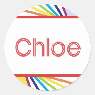 Sticker Rond Chloe