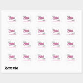 Sticker Rond Chloe chose que tu ne comprendrais pas (Feuille)