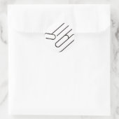 Sticker Rond Choc (Sac)