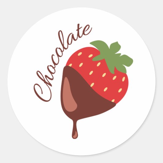 Sticker Rond Chocolat (Devant)