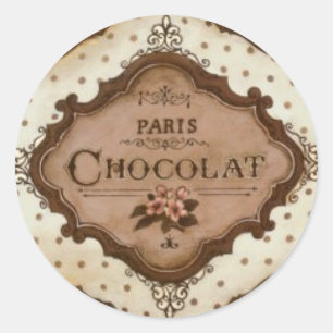 Sticker Rond chocolat