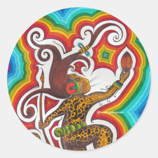 Sticker Rond Chocolat (Devant)