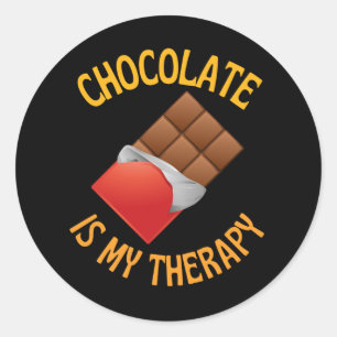 Sticker Rond Chocolat