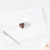 Sticker Rond Chocolat (Enveloppe)