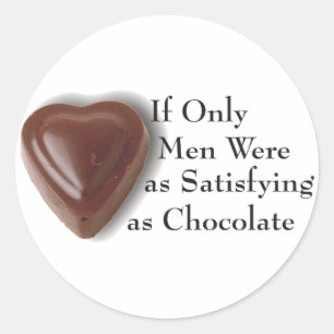 Sticker Rond Chocolat
