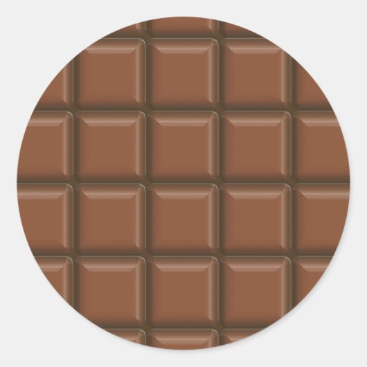 Sticker Rond chocolat2 (Devant)