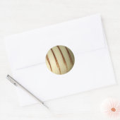 Sticker Rond chocolat blanc belge (Enveloppe)