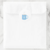 Sticker Rond Chocolat chaud (Sac)